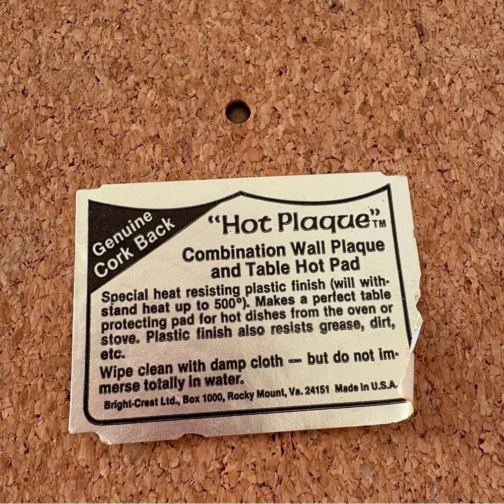 Vintage dog lovers quote home decor wall hanging hot plate trivet plaque